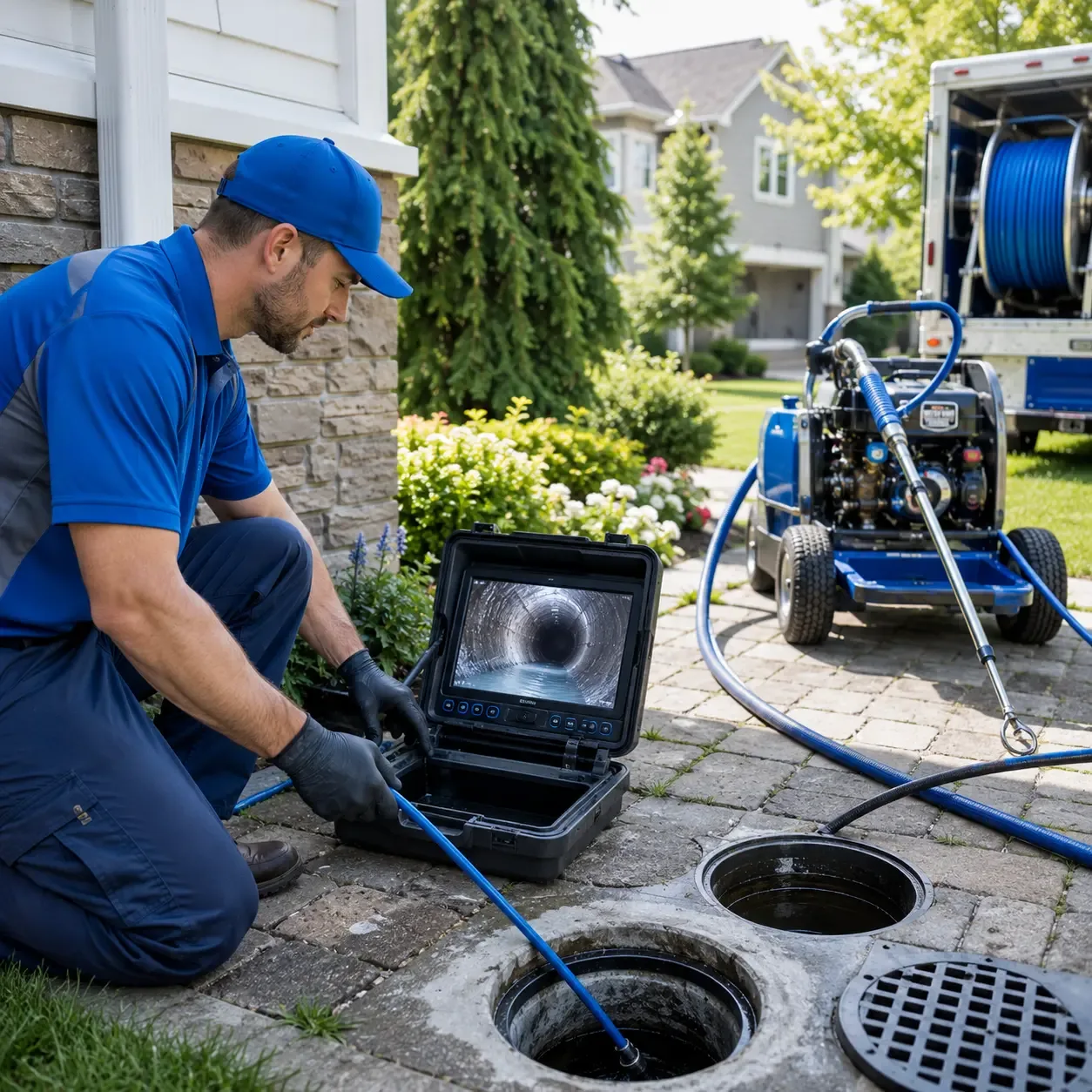 Outdoor drain cleaning professionals serving White Bluff, TN